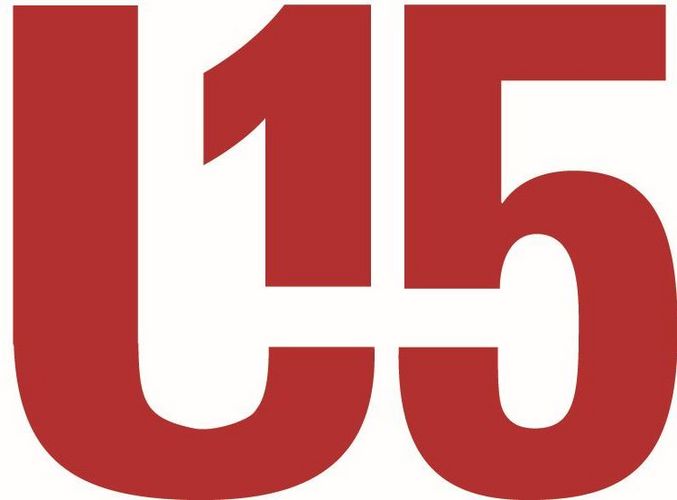 Das Logo der German U15 ist zu sehen.