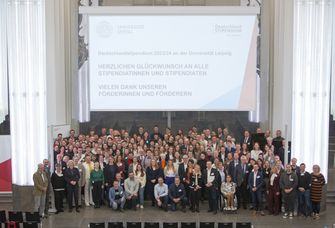 Bei der Stipendienfeier am 16. November 2023 konnten sich die Förderer und ihre Stipendiat:innen persönlich kennenlernen.