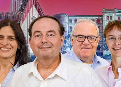 Das Leitungsteam des Sonderforschungsbereichs (v.l.): Prof. Dr. Georgeta Salvan (TU Chemnitz, stellvertretende Sprecherin des SFB/Transregio), Prof. Dr. Jörg Matysik (Universität Leipzig, Sprecher des SFB/Transregio), Prof. Dr. Berthold Kersting (Univer Das Leitungsteam des Sonderforschungsbereichs (v.l.): Prof. Dr. Georgeta Salvan (TU Chemnitz, stellvertretende Sprecherin des SFB/Transregio), Prof. Dr. Jörg Matysik (Universität Leipzig, Sprecher des SFB/Transregio), Prof. Dr. Berthold Kersting (Universität Leipzig, stellvertretender Sprecher des Graduiertenkollegs), und Prof. Dr. Sibylle Gemming (TU Chemnitz, Sprecherin des Graduiertenkollegs).