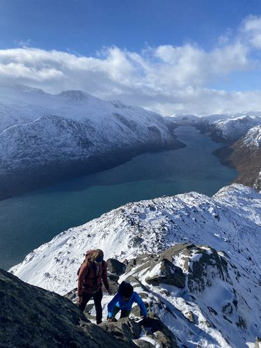 Wanderung auf den Besseggen Anfang Oktober