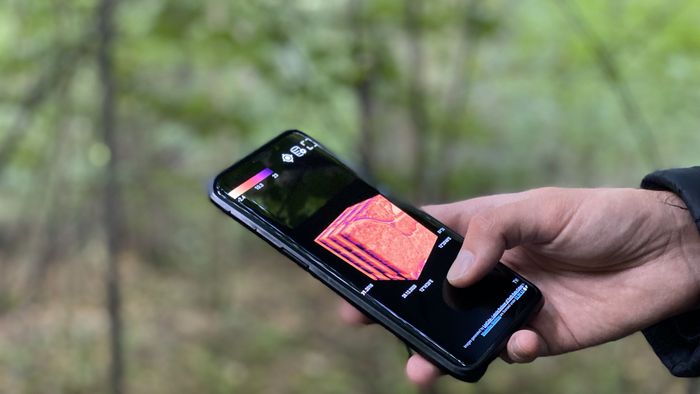 Der Lexcube kann auch auf dem Handy die interaktive 3D-Visualisierung von Klimadaten für jeden beliebigen Ort anzeigen.