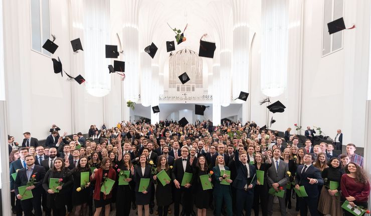 Zeugnisübergabe, Juristenfakultät, Feierliche Verabschiedung