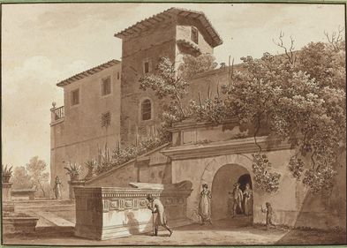 Lätzer-Lasar: Angelo Uggeri, Das Grabmal der Scipionen, 1803