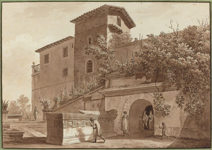 Lätzer-Lasar: Angelo Uggeri, Das Grabmal der Scipionen, 1803
