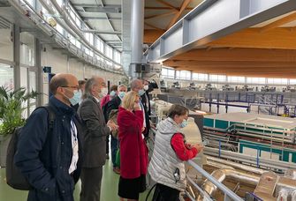 Besuch des Teilchenbeschleunigers des CNRS. Foto: Prof. Beate Schücking