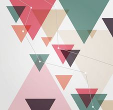 verschiedenfarbige Dreiecke