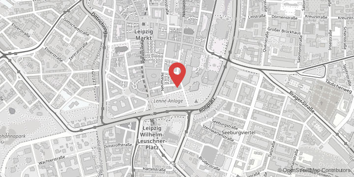 die Karte zeigt folgenden Standort: Ostasiatisches Institut, Schillerstraße 6, 04109 Leipzig