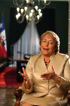 zur Vergrößerungsansicht des Bildes: Porträt von Verónica Michelle Bachelet Jeria